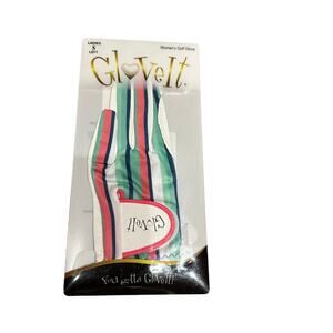 Golf Glove Glove It Coastal Prep Size Small Left 100% Calbretta Leather Washable